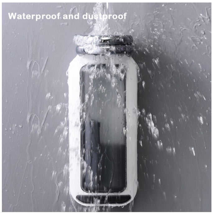 WALL-MOUNTED ROTATABLE UTENSILS / TOOTHBRUSH HOLDER