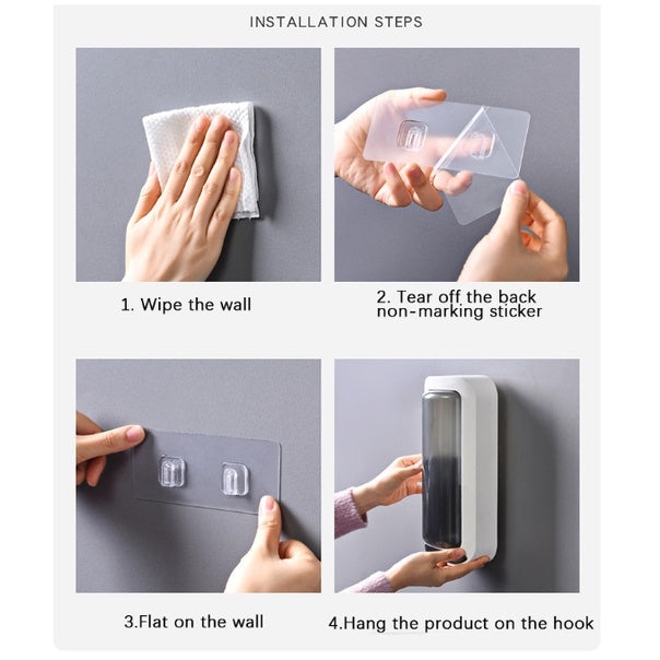 WALL-MOUNTED ROTATABLE UTENSILS / TOOTHBRUSH HOLDER