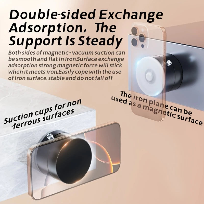 360° Adjustable Vacuum Suction Cup Magnetic Phone Holder