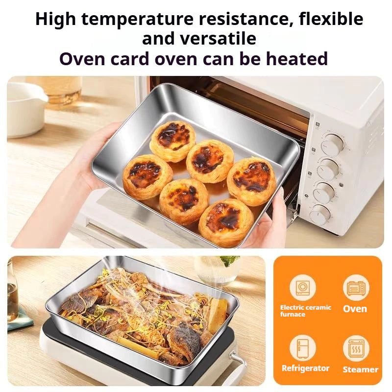 Stainless Steel Food Storage with Lid – Freshness, Durability, and Style in One!