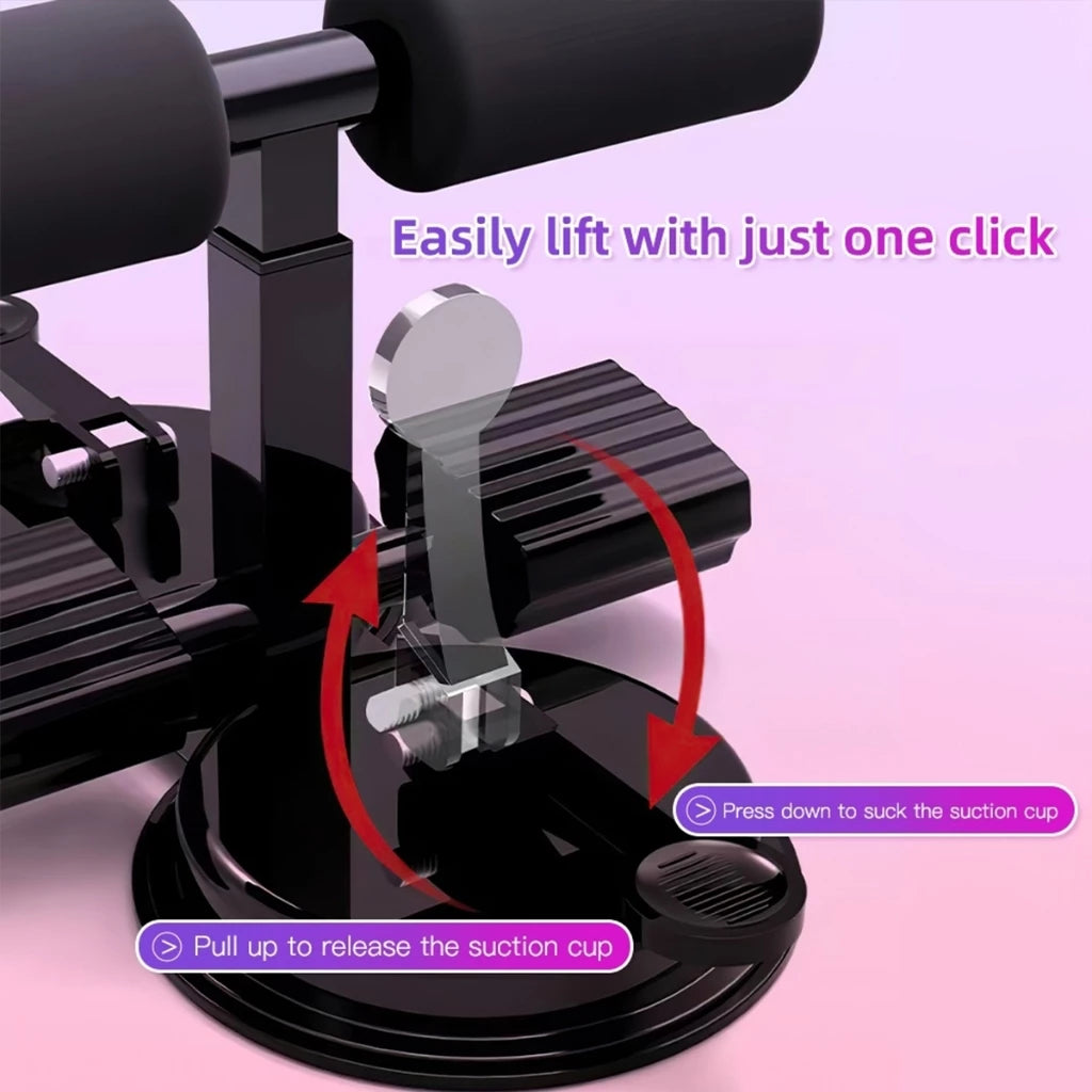 Double Suction Sit Up Bar Exercise Equipment
