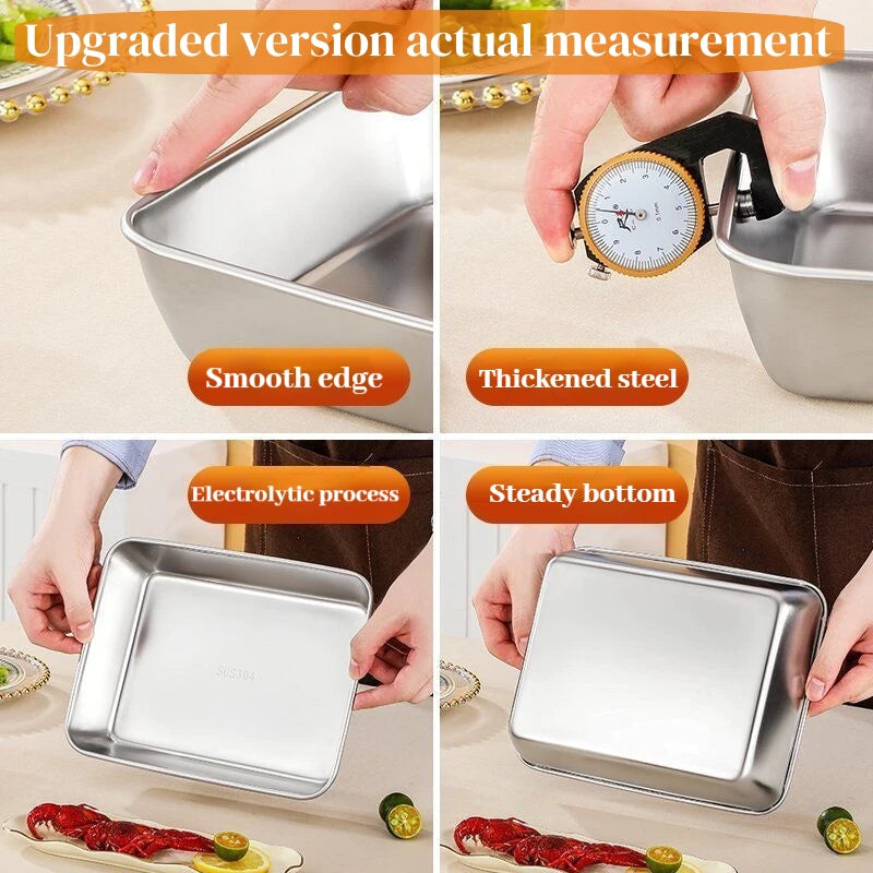 Stainless Steel Food Storage with Lid – Freshness, Durability, and Style in One!