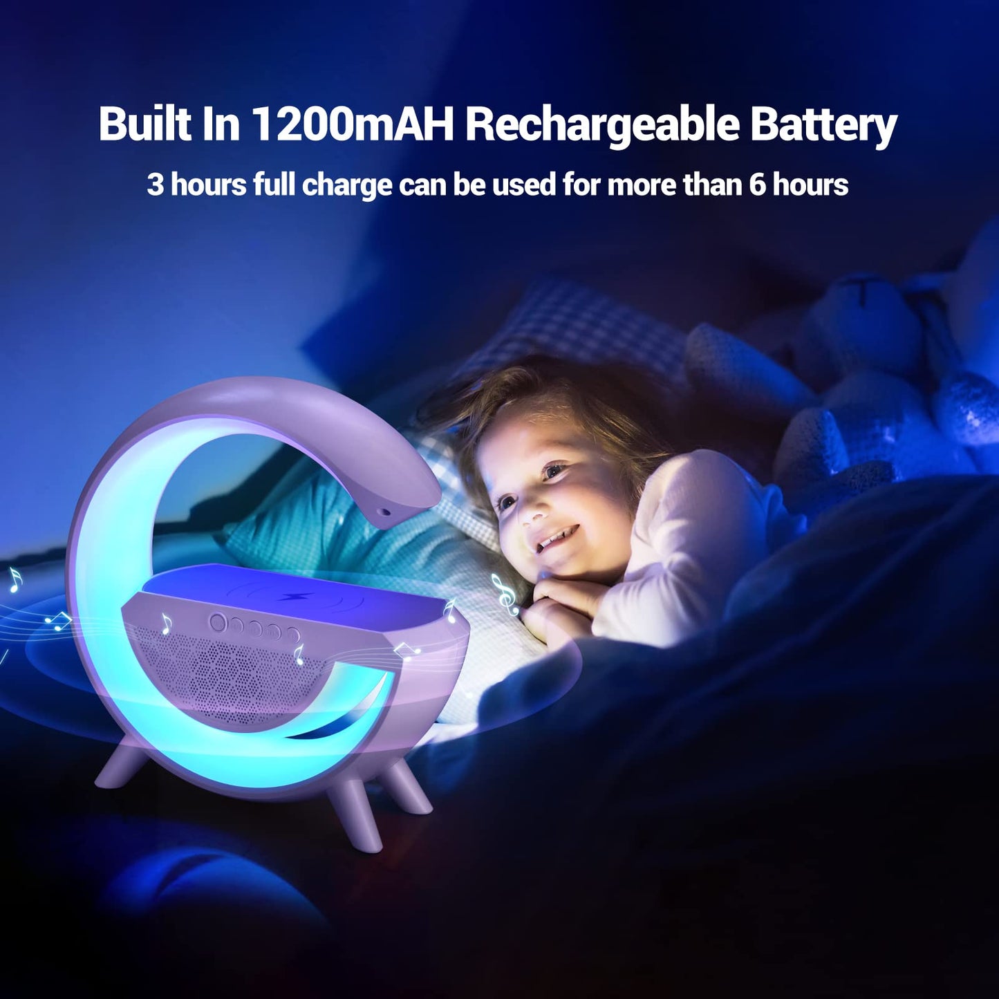 3-in-1 Multi-Function Bluetooth Speaker G Lamp