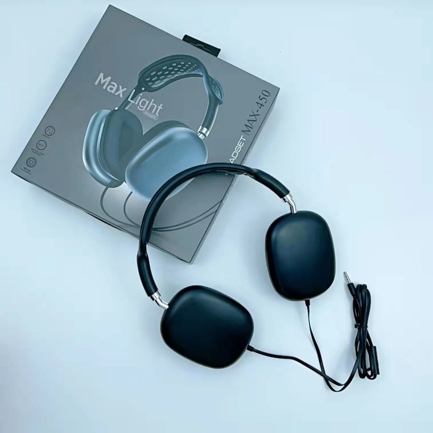 Max-450 Headphones with Built-In Mic