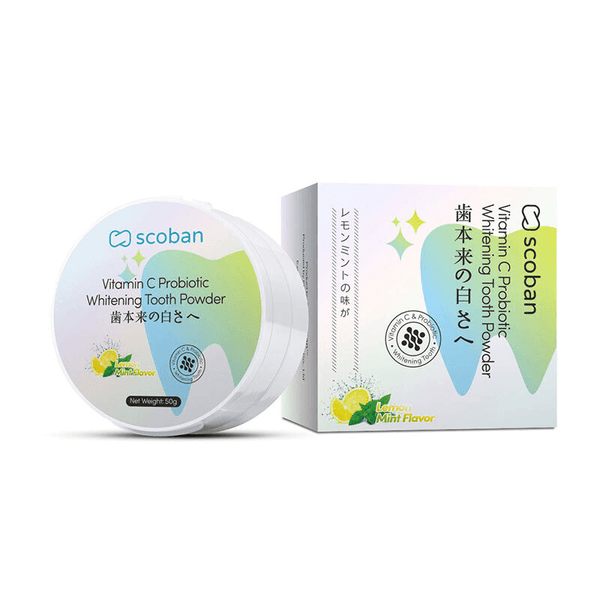 BUY 1 TAKE 1 | SCOBAN Teeth Whitening Soda Toothpaste & Teeth Whitening Vitamin C Powder