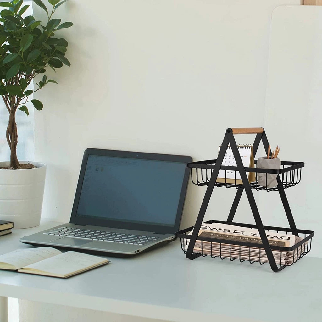 Double-Layer Fruit Basket