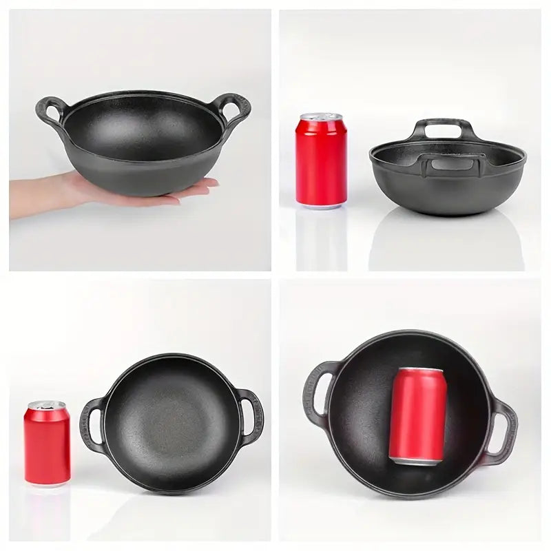 Cast Iron Double Ear Stew Pot