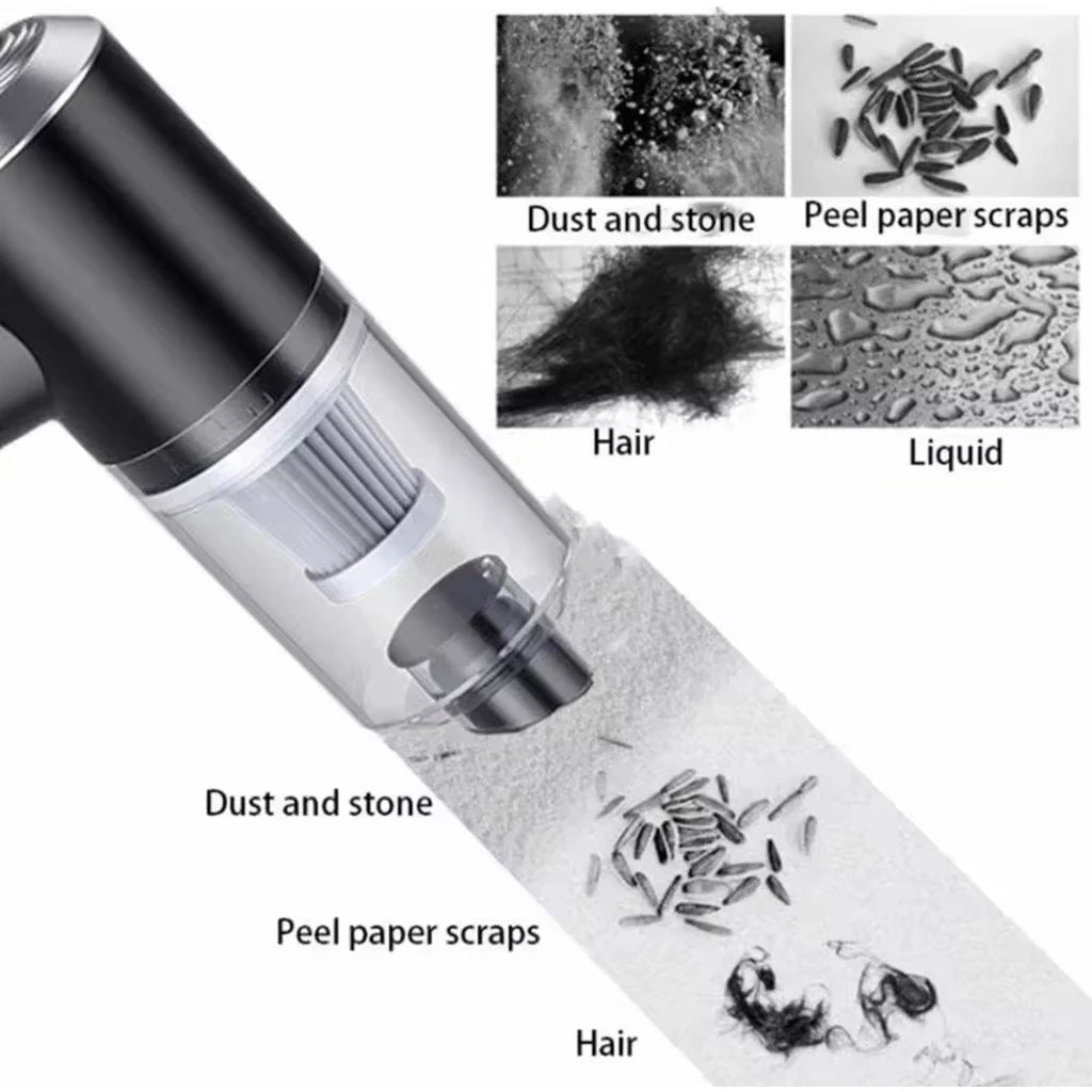 Portable 2in1 Car Vacuum Cleaner