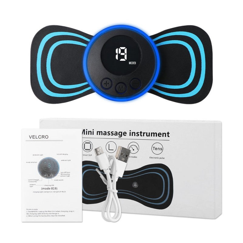 Rechargeable Mini Electric Massager Pad