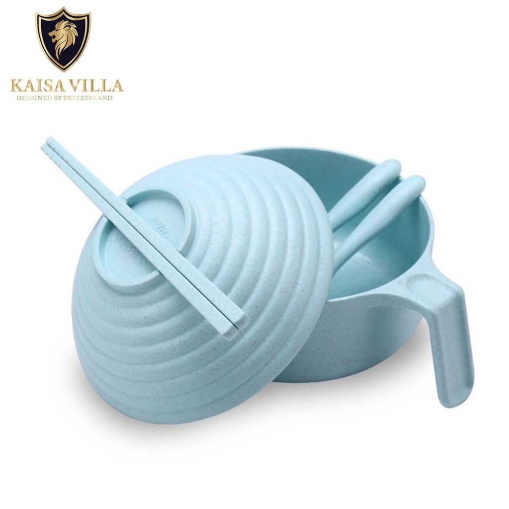 Bowl Eco-Friendly Wheat Straw Instant Noodles Soup Salad Rice Microwave Japanese 4 Color Lunch Box