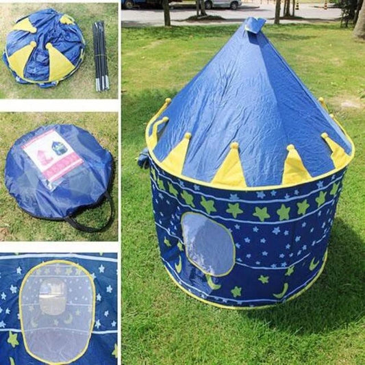 Kids Portable Folding Castle Tent