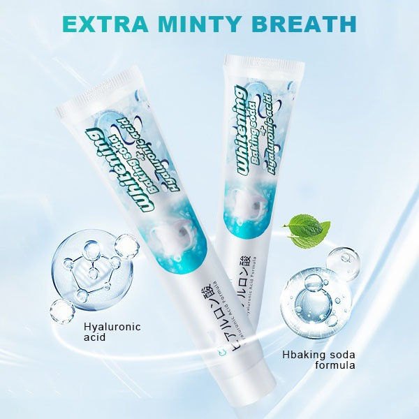 BUY 1 TAKE 1! Japan Hyaluronic Acid Dual-Effect Teeth Whitening Toothpaste