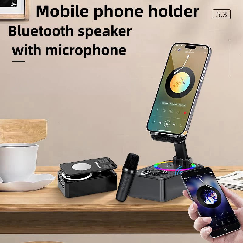 Bluetooth Speaker Phone Holder with Microphone