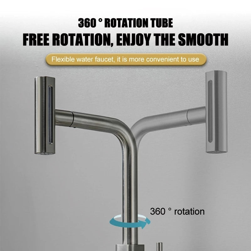 4 Modes Mechanical Kitchen Faucet