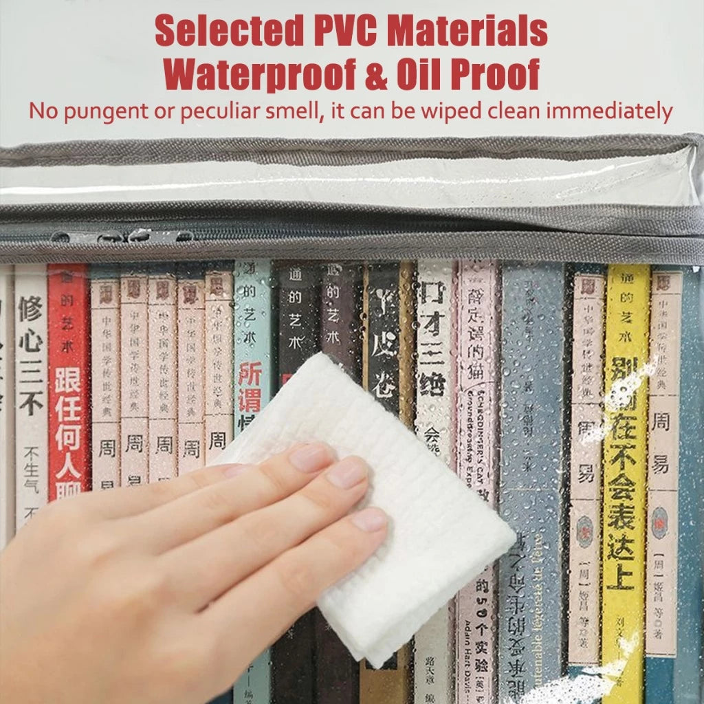 Transparent Book Storage Bag
