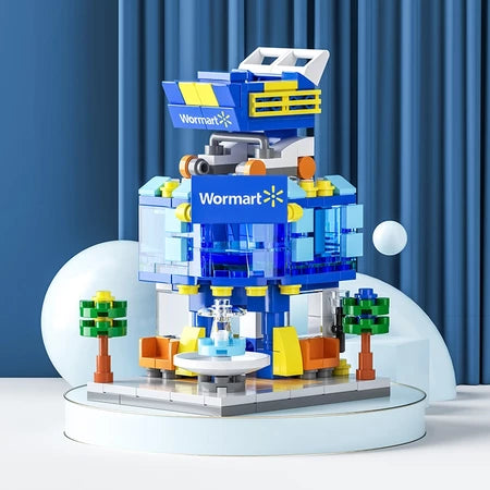 Mini City Street View Building Blocks Toys