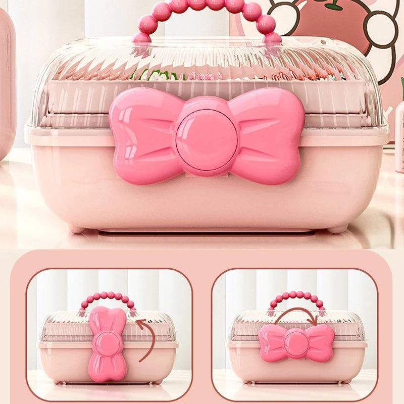 3 Layer Hair Accessories Storage Box Organizer