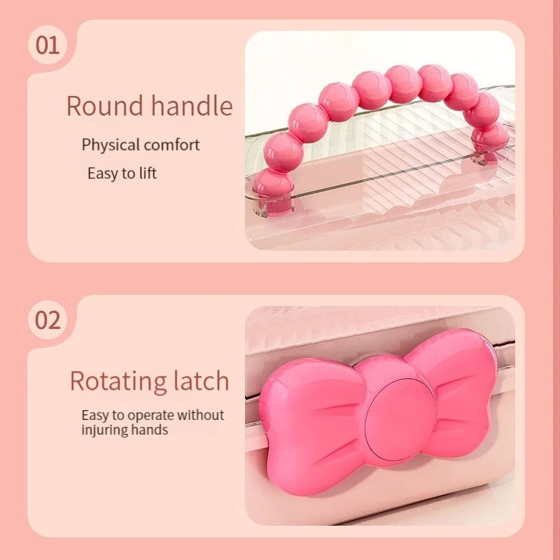 3 Layer Hair Accessories Storage Box Organizer