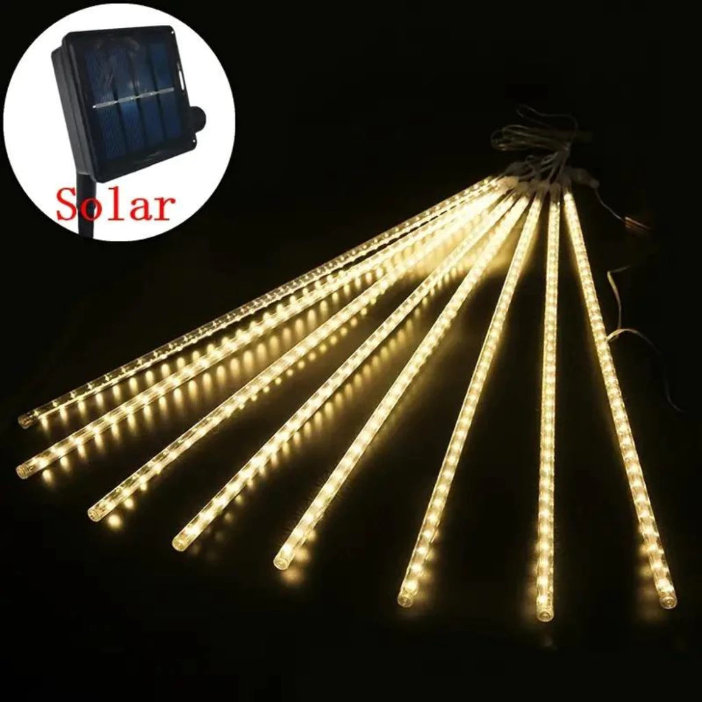 50CM LED Solar Meteor Shower Lights