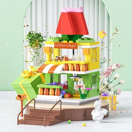 Mini City Street View Building Blocks Toys