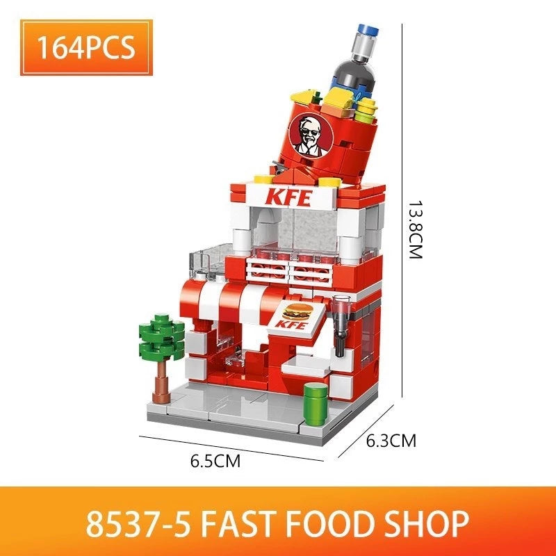 Mini City Street View Building Blocks Toys