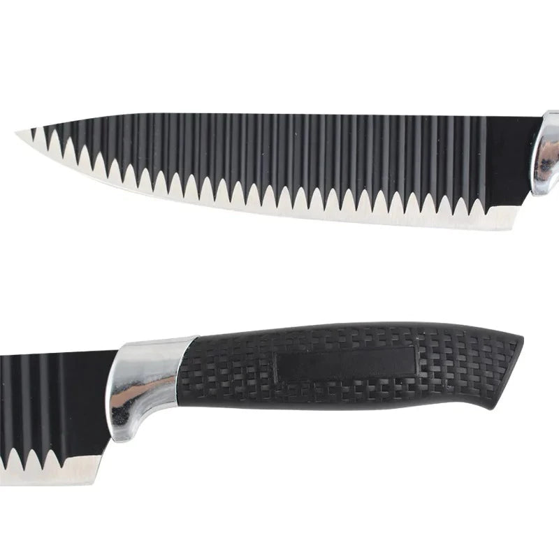 6PCS Black Ceramic Knife Set