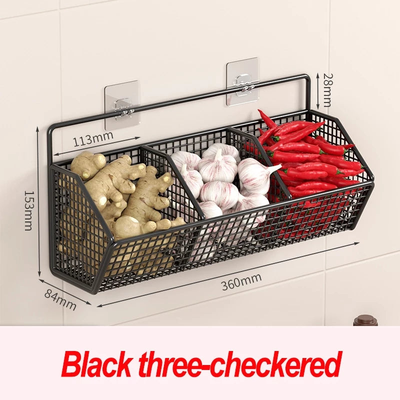 Kitchen Wall Hanging Shelf Rack