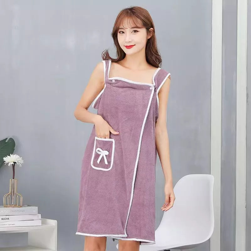 Wearable Quick Drying Bath Towel