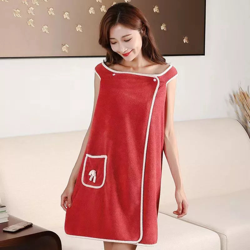 Wearable Quick Drying Bath Towel