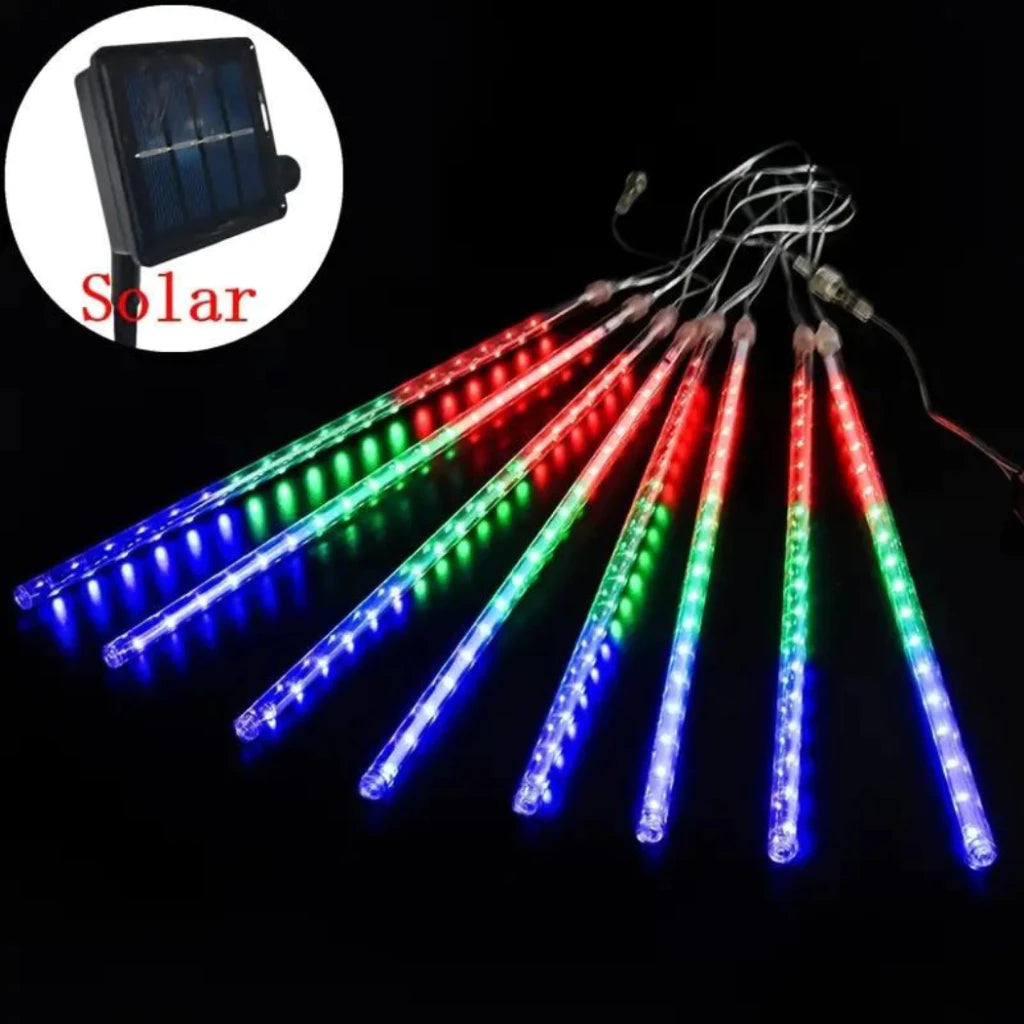 50CM LED Solar Meteor Shower Lights