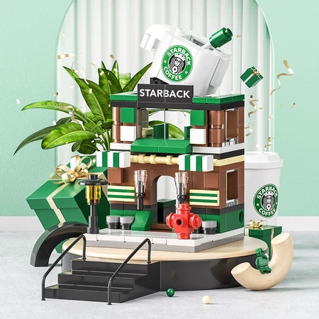 Mini City Street View Building Blocks Toys