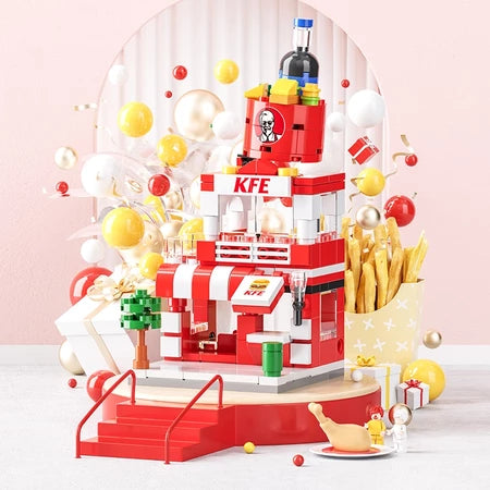 Mini City Street View Building Blocks Toys