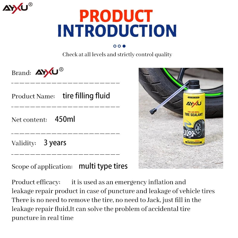 AYXU Tire Sealant 450ml