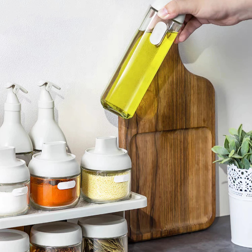 11pcs Condiments Bottle & Seasoning Jar Set