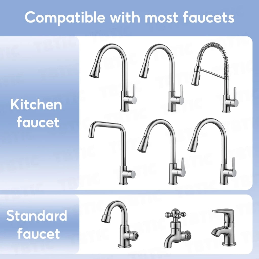 6 Layer Filtration 360 Degree Rotation Faucet Filter