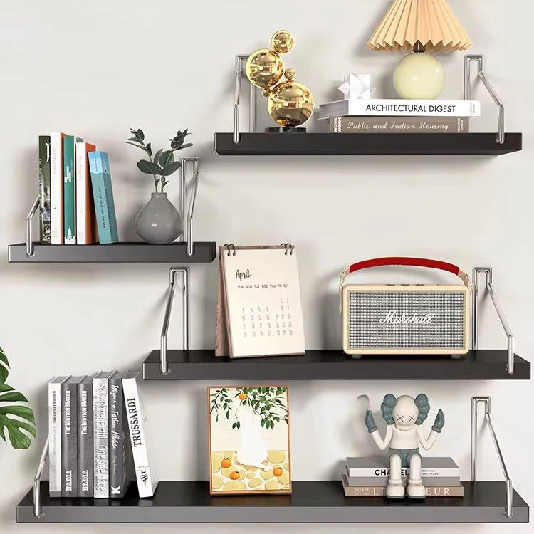 Wooden Hanging Wall Shelves