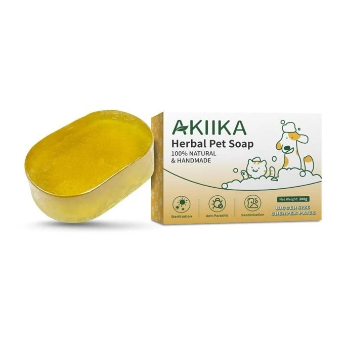 AKIIKA Herbal Pet Soap, Shampoo and Spray