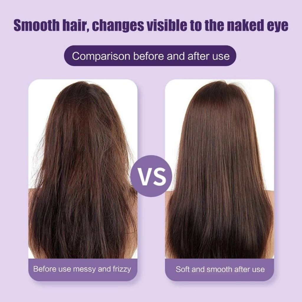 Wireless Electric Rechargeable Hair Straightening Comb