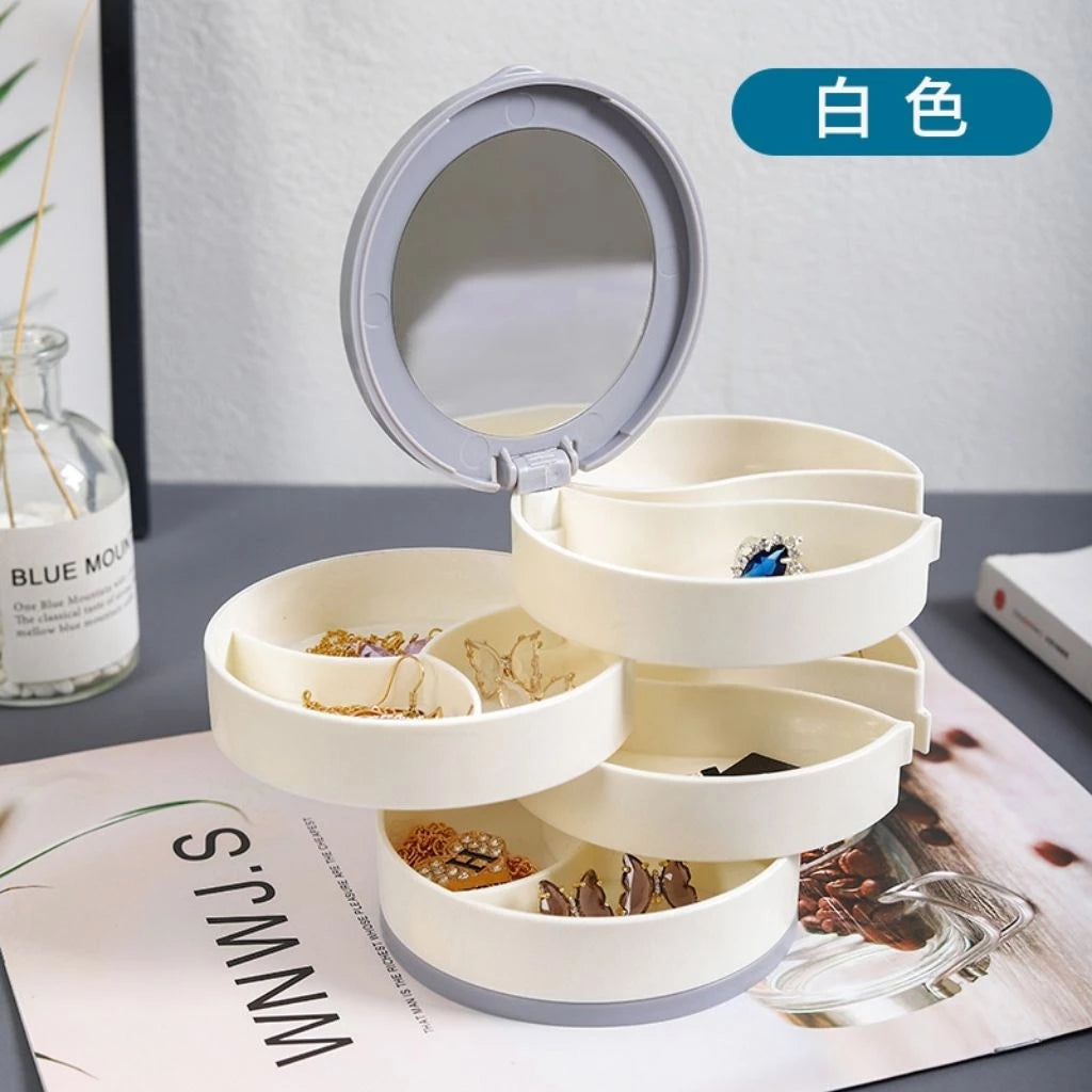 4-Layer 360 Rotating Jewelry Box