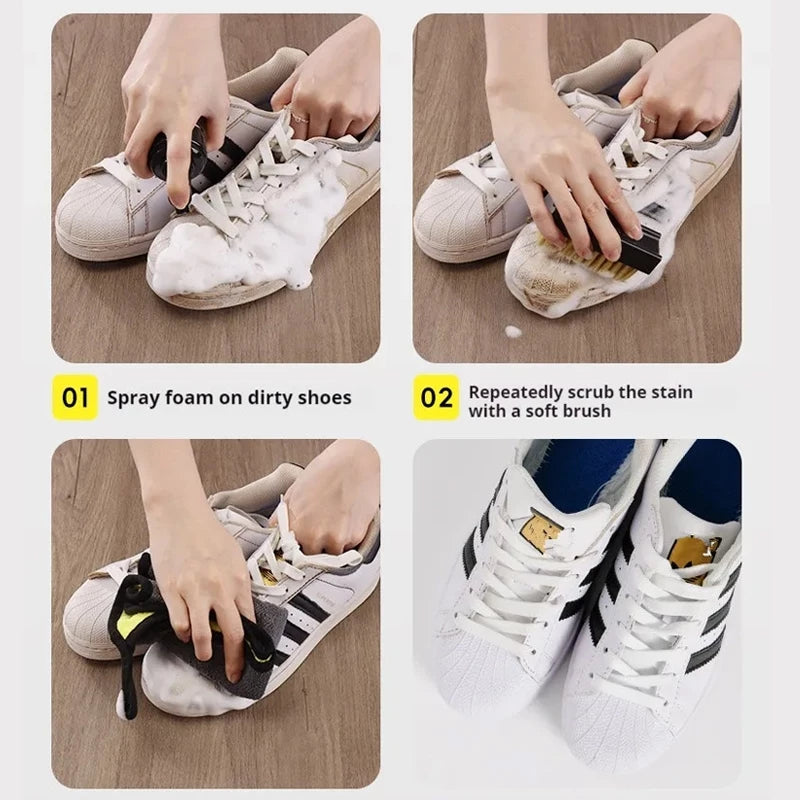 3-in-1 Shoe Cleaner Premium Foam Set
