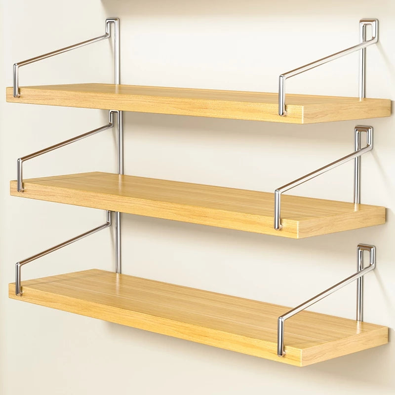 Wooden Hanging Wall Shelves