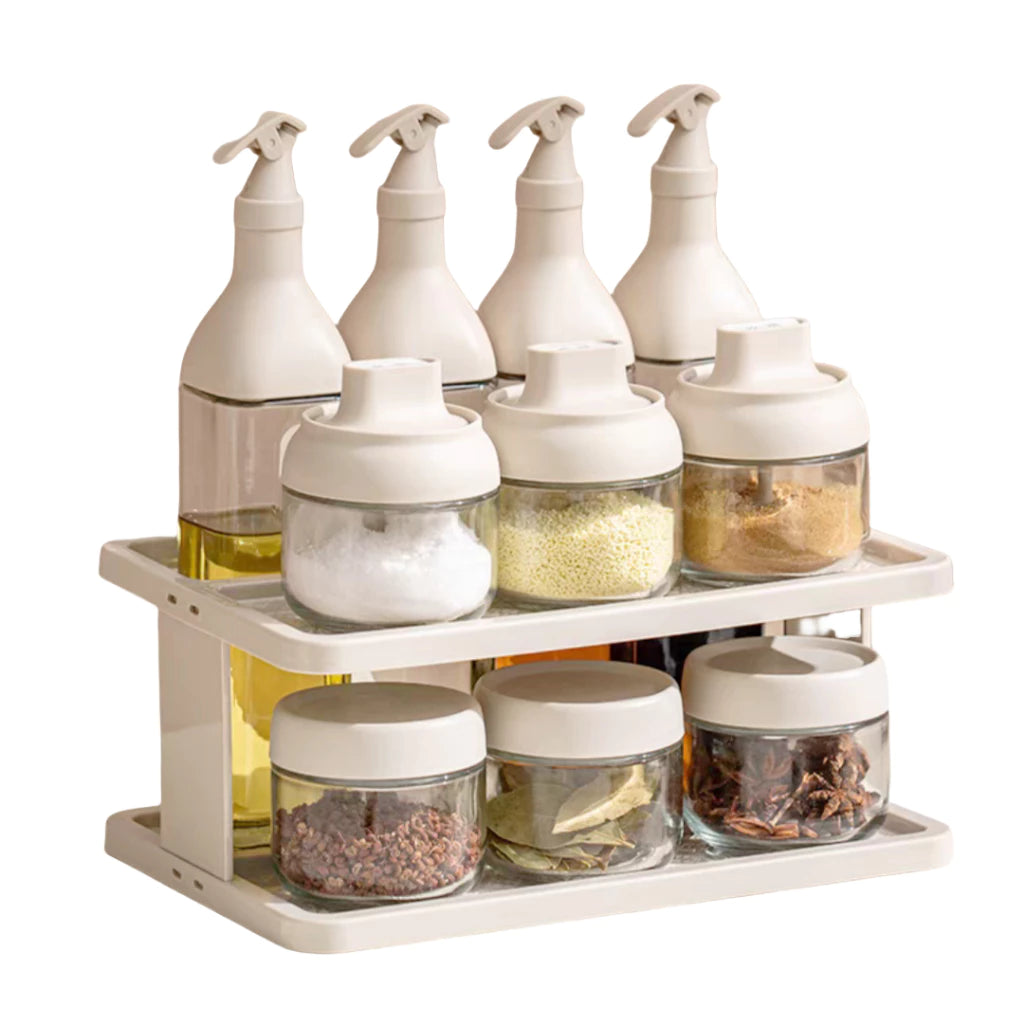11pcs Condiments Bottle & Seasoning Jar Set