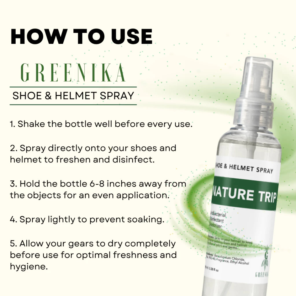 GREENIKA Shoe & Helmet Deodorizer Spray