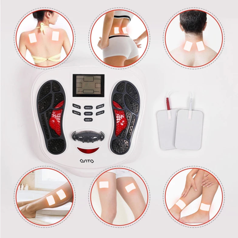 EMS Electronic Muscle Stimulator Smart Acupressure Foot Reflexology Massager