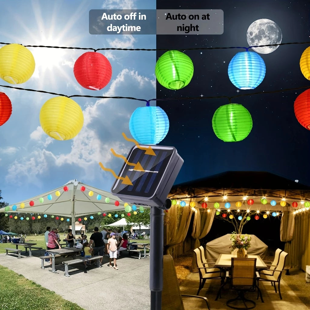 Solar Lantern String Lights