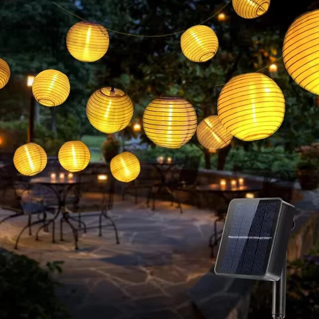 Solar Lantern String Lights