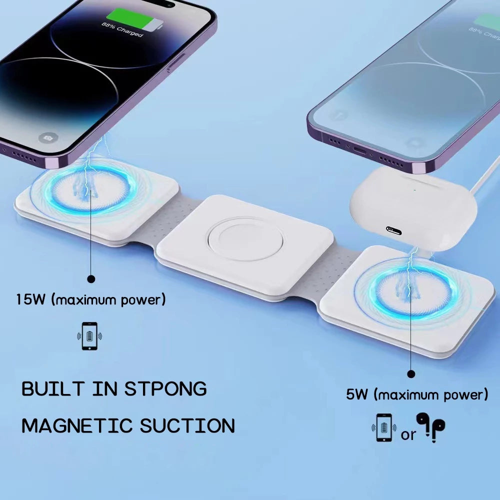 3 in 1 Magnetic Wireless Charger