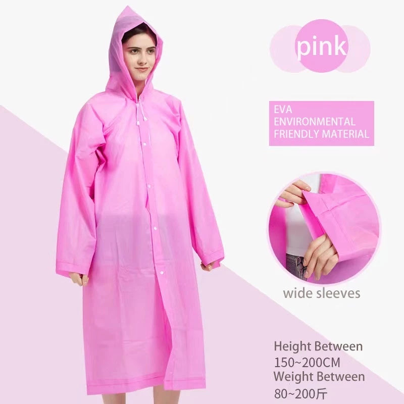 EVA Lightweight Unisex Raincoat for Adults