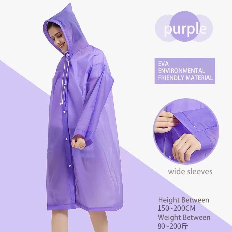 EVA Lightweight Unisex Raincoat for Adults