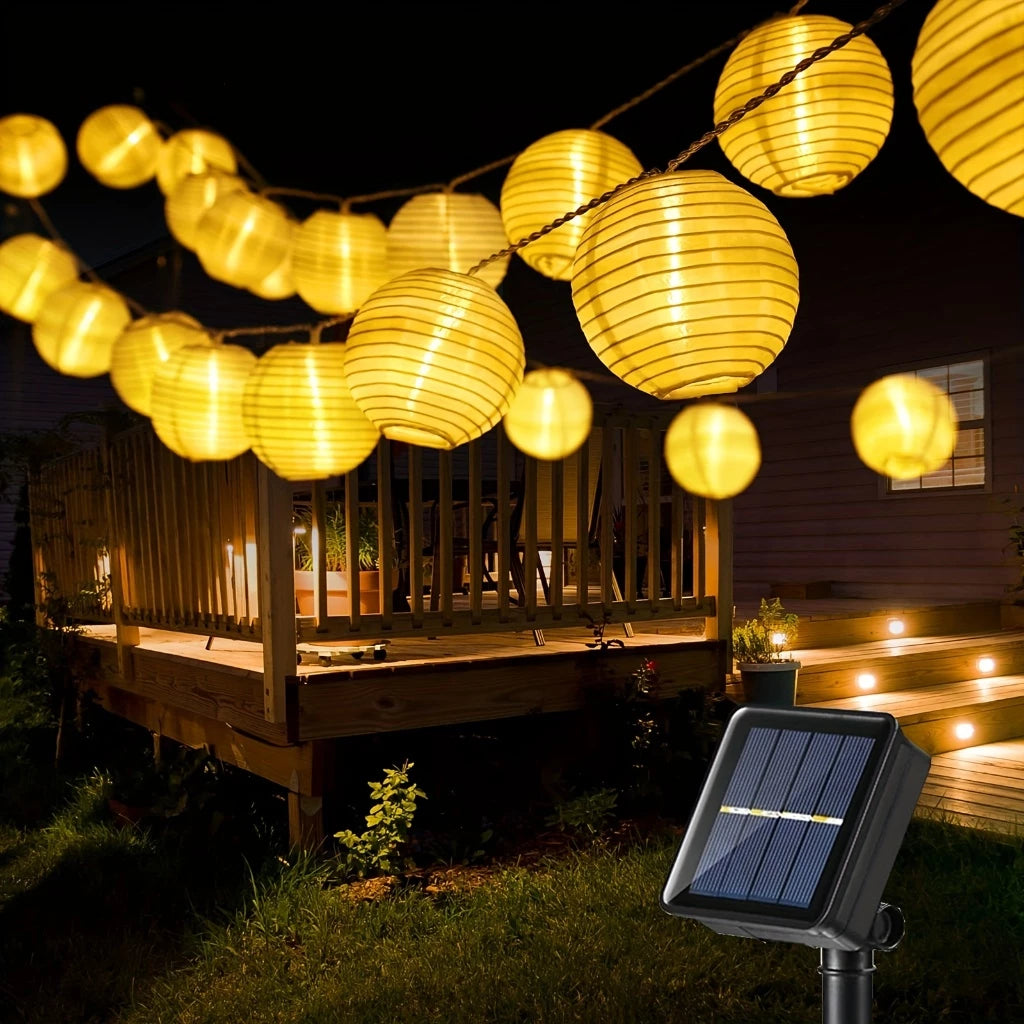 Solar Lantern String Lights